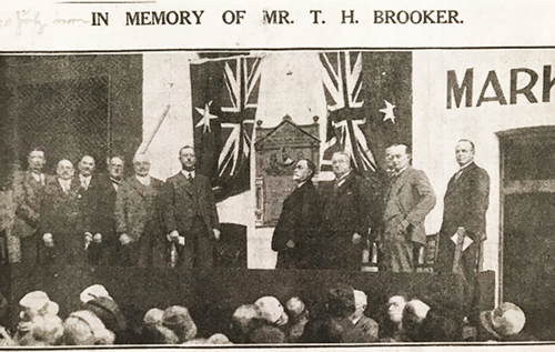 Memorial Tablet Unveiled
Advertiser, 21 July 1928
