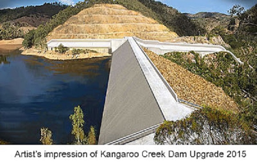 Artist's impression of Kangaroo Creek Upgrade