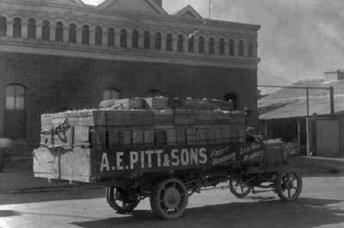 AE Pitt & Sons delivery truck