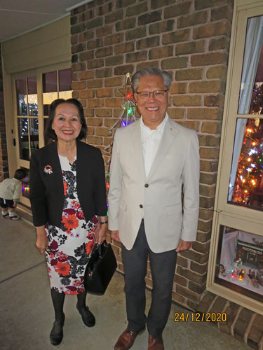 Mrs. Le, His Excellency the Honorable Hieu Van Le, Governor of South Australia.