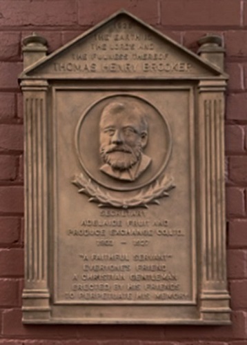 plaque – T.H. Brooker