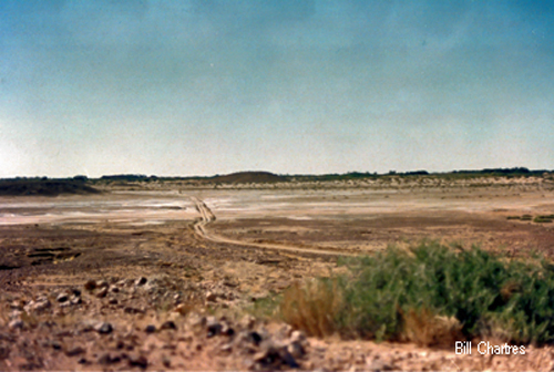 Track to Federal Ruins from
 Dalhousie Camp Grounds - July 1987