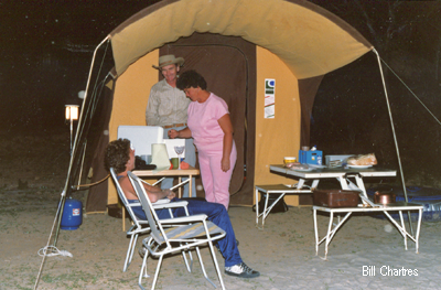 Jason, Bill & Peg Chartres - Muloorina Camp Site