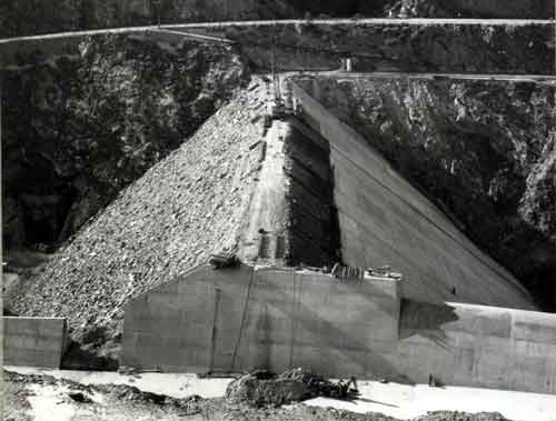Dam embankment 1969